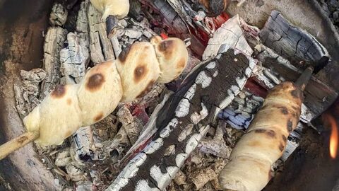 Campfire toasting sticks